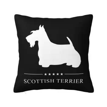 Възглавница с Шотландски Терьером Home Decor Сладко Scottie Dog Възглавници за Дивана Квадратна Калъфка за възглавница