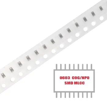 МОЯТА ГРУПА 100ШТ на Многослойни керамични кондензатори SMD MLCC CER 2.8 PF 50В NP0 0603 за повърхностен монтаж в наличност