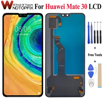 Качеството на TFT За Huawei Капитан 30 с LCD дисплей с Сензорен Екран и Цифров Преобразувател В Събирането, без Пръстови Отпечатъци За Дисплея на Huawei Mate30