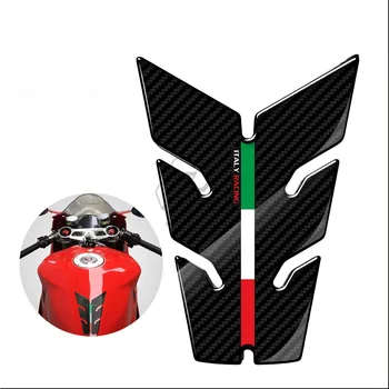 За Aprilia, Ducati 848 959 899 1098 1199 1299 Panigale Benelli 3D Карбоновая Тампон на Резервоар на мотоциклет